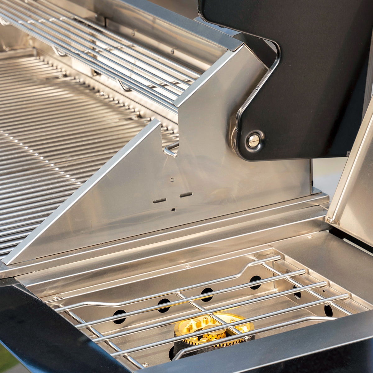 Maze Corner Outdoor Kitchen With Sink & Single Fridge in  Satin Black