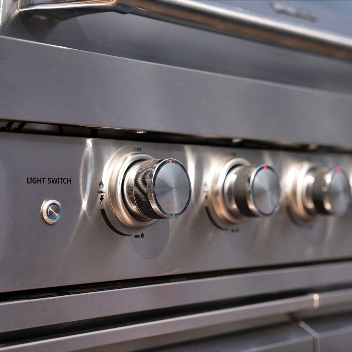 Maze Corner Outdoor Kitchen With Sink & Single Fridge in Stainless Steel