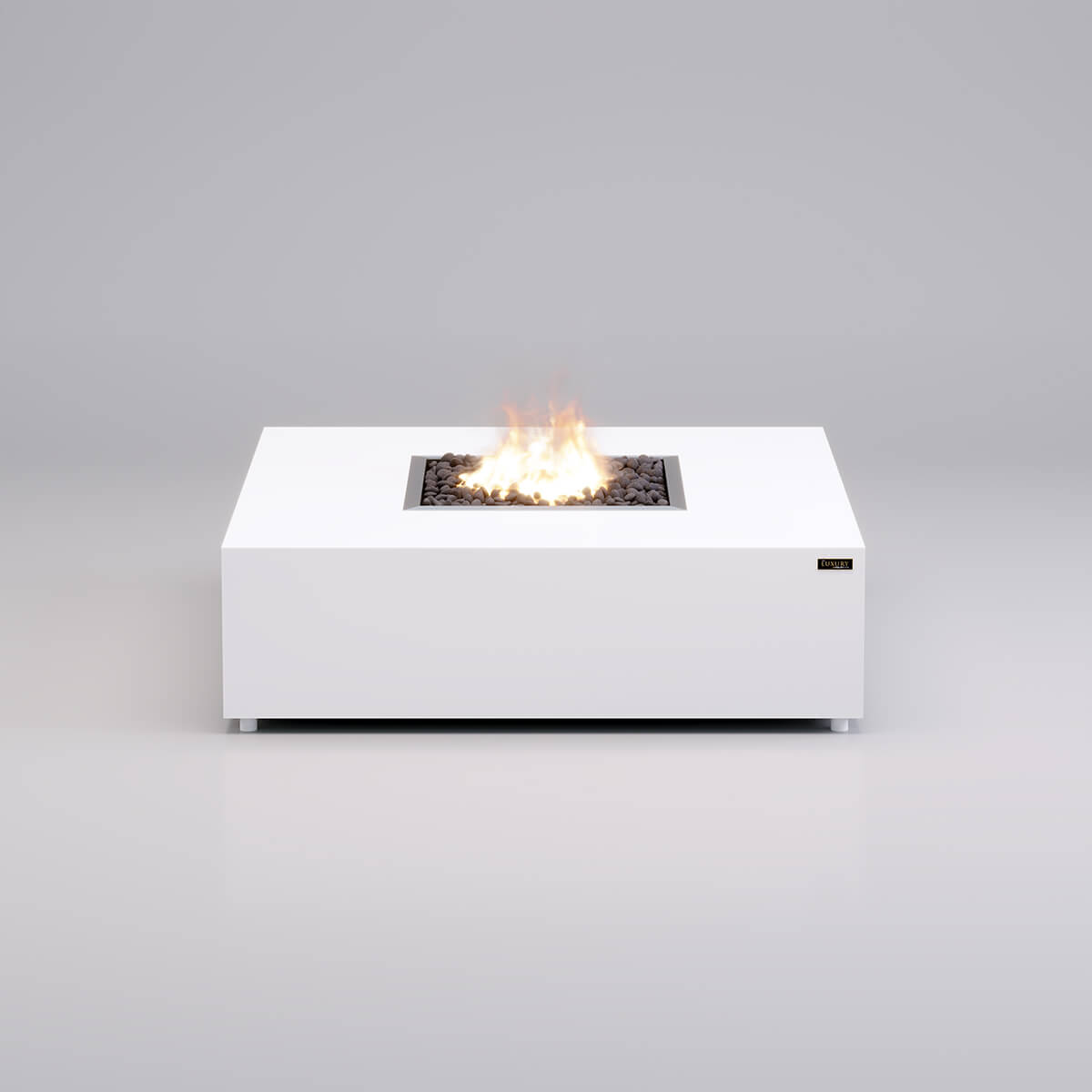 Monte Gas Fire Pit (LPG) in White: A Stylish Statement for Your Space