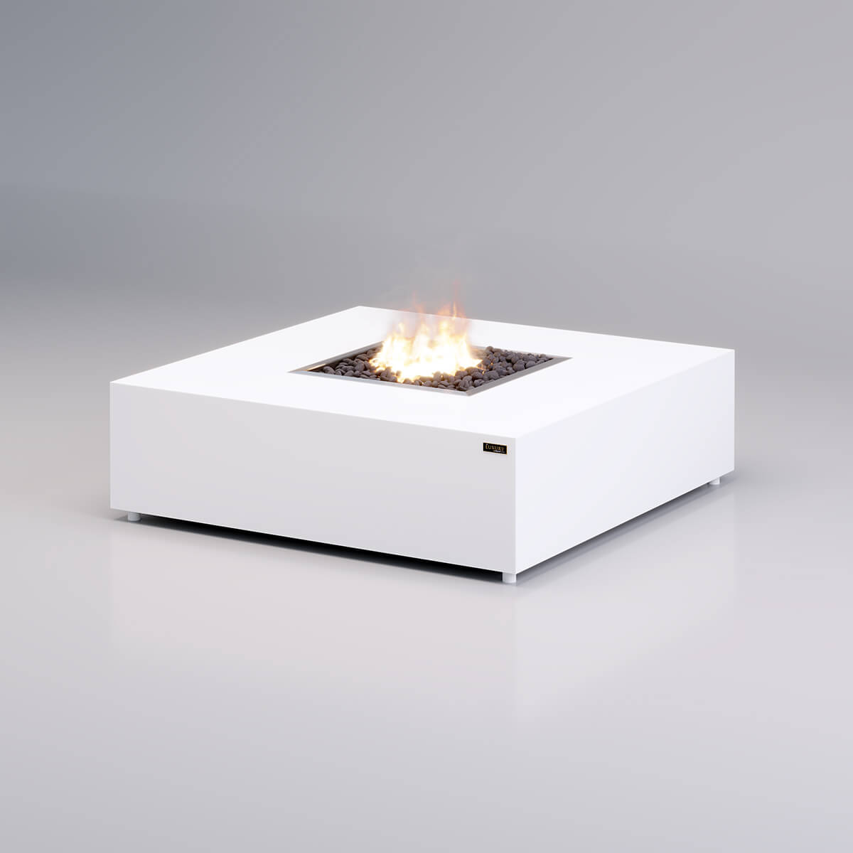 Monte Gas Fire Pit (LPG) in White: A Stylish Statement for Your Space