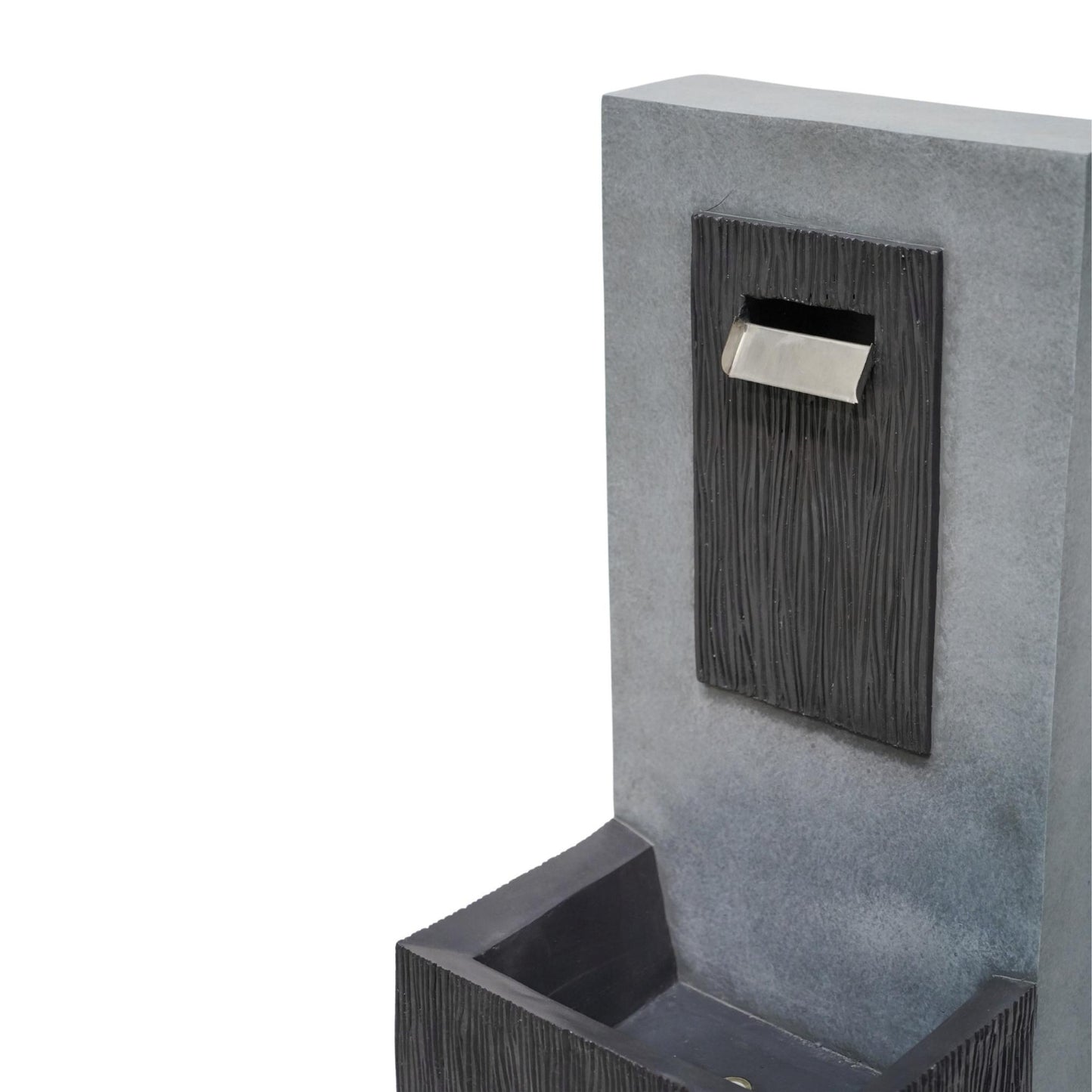 Outdoor Contemporary Water Feature Cement H81CM 35CM