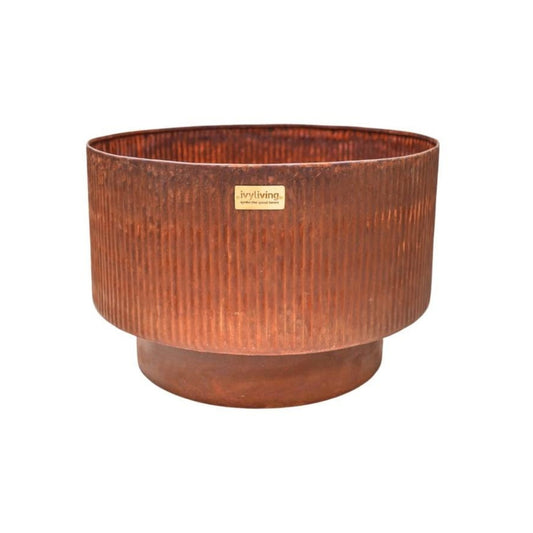 Outdoor Detroit Fire Pit in Rust H39cm D68cm