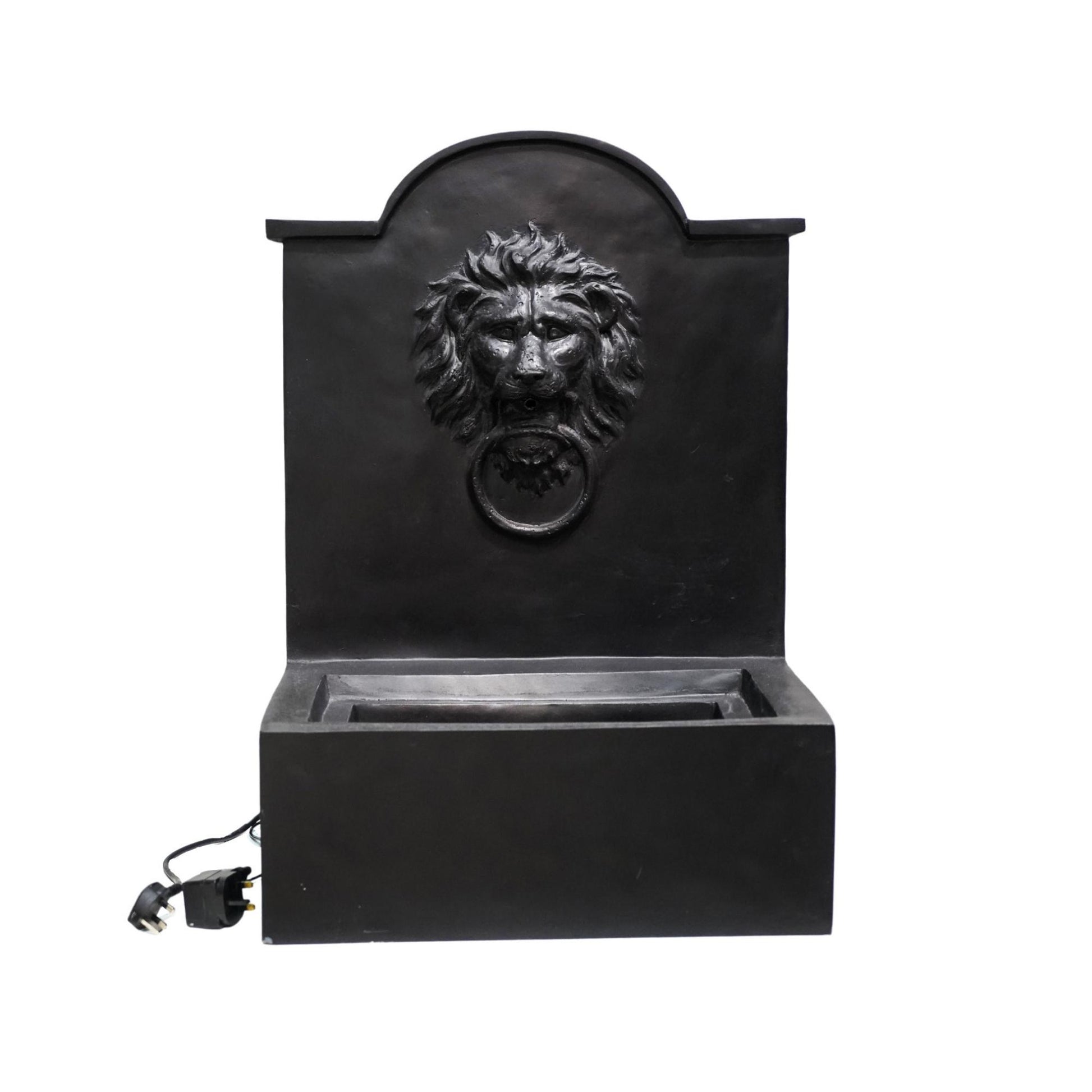 Outdoor Luxury Lion Water Feature Granite H78CM W59CM