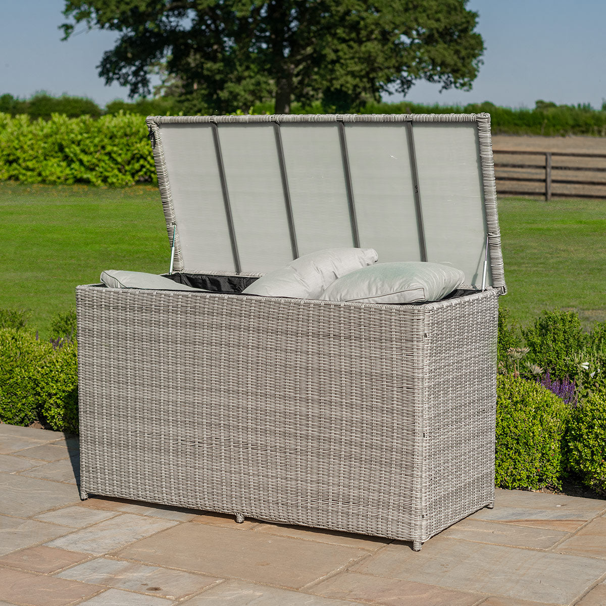 Oxford Storage Box in Light Grey