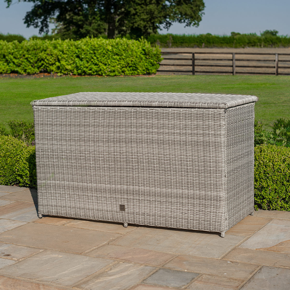 Oxford Storage Box in Light Grey