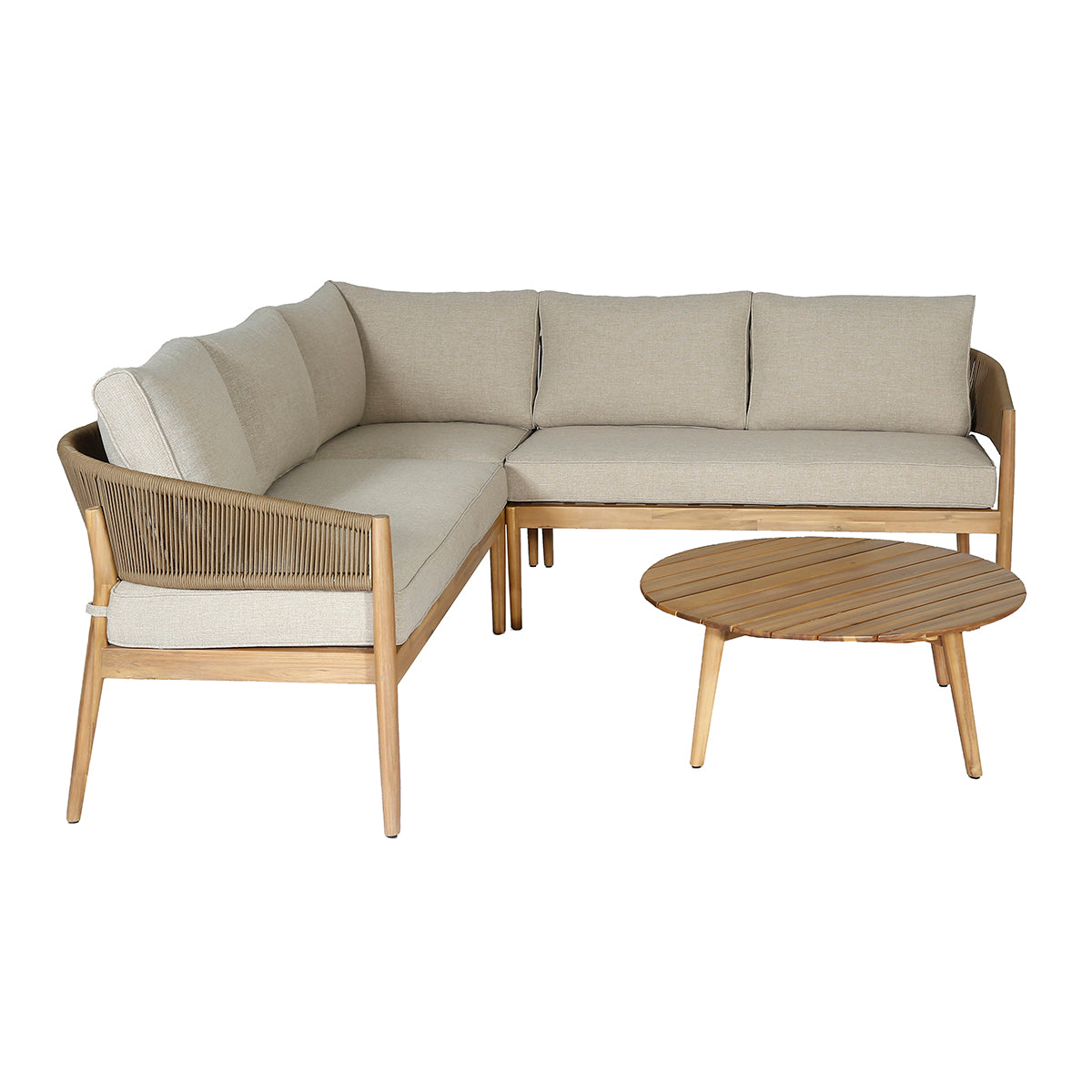 Porto Corner Sofa Set in Sandstone