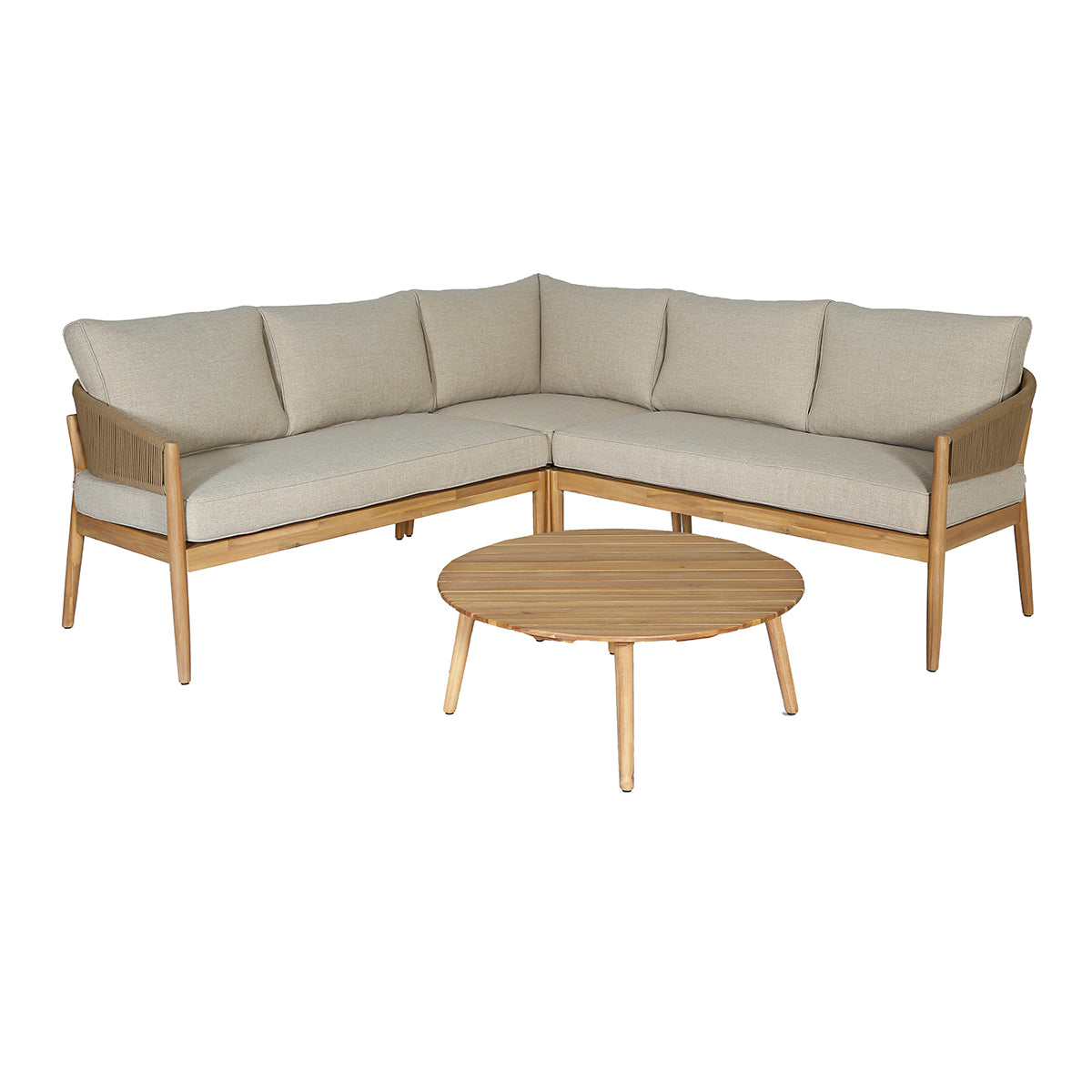 Porto Corner Sofa Set in Sandstone