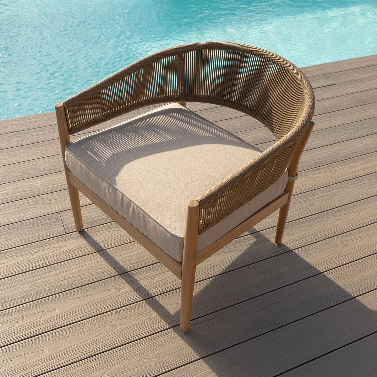 Porto Lounge Set in Sandstone