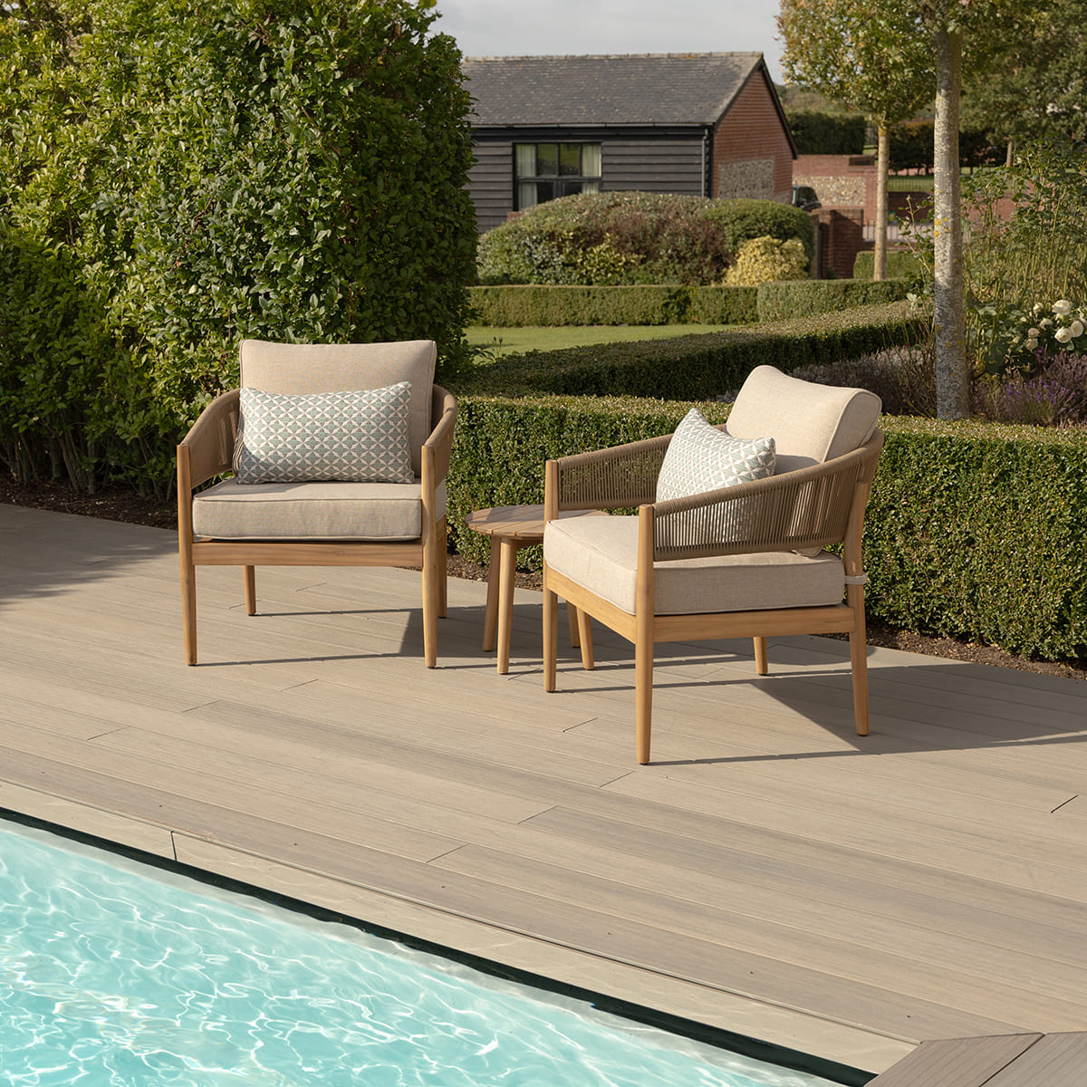 Porto Lounge Set in Sandstone