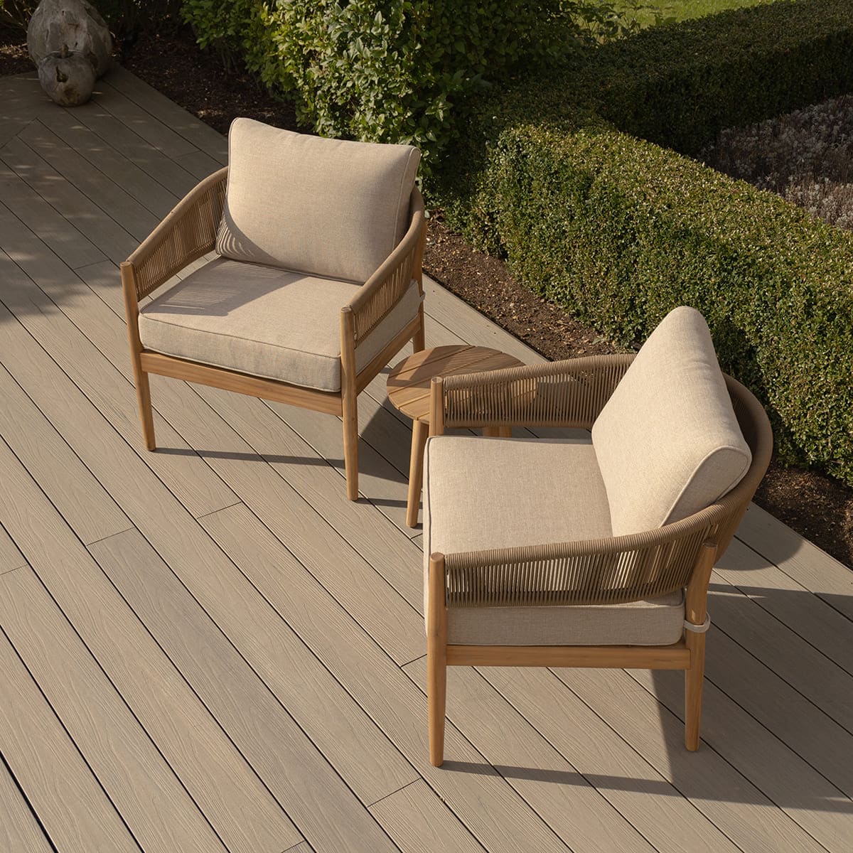 Porto Lounge Set in Sandstone