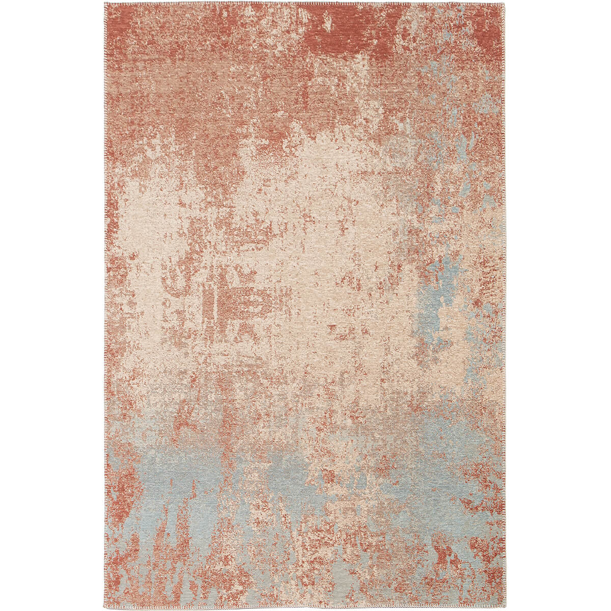 Maze Earth Abstract Blue Indoor/outdoor Rug 160x230cm