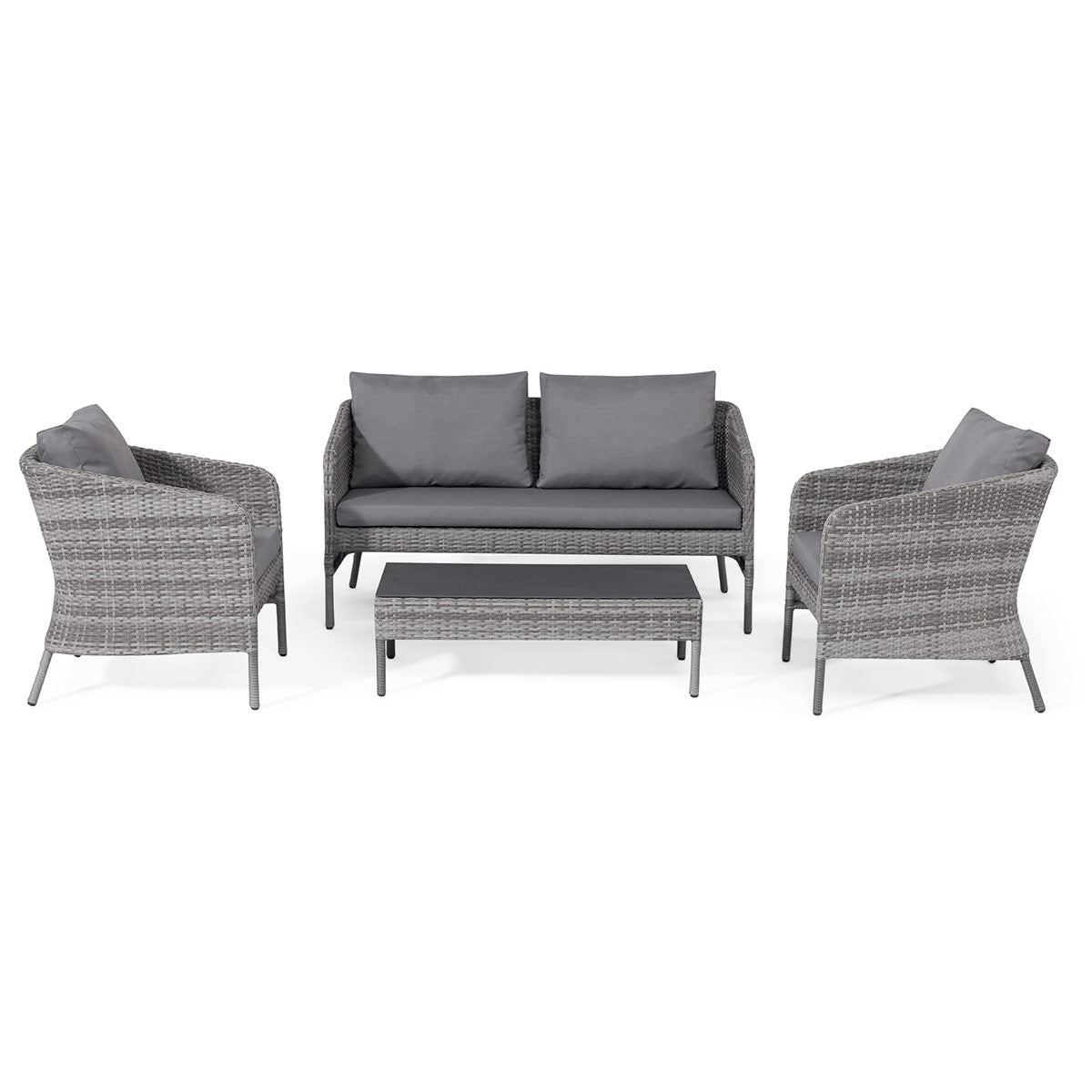 Santorini 2 Seat Sofa Set in Grey