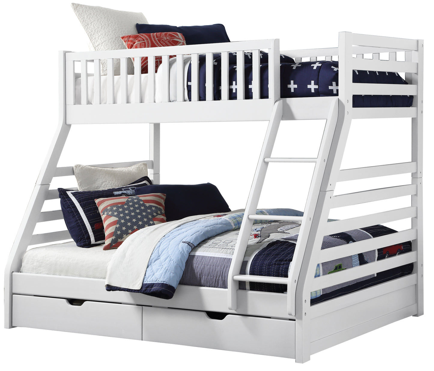 States Triple Wooden Bunk Bed