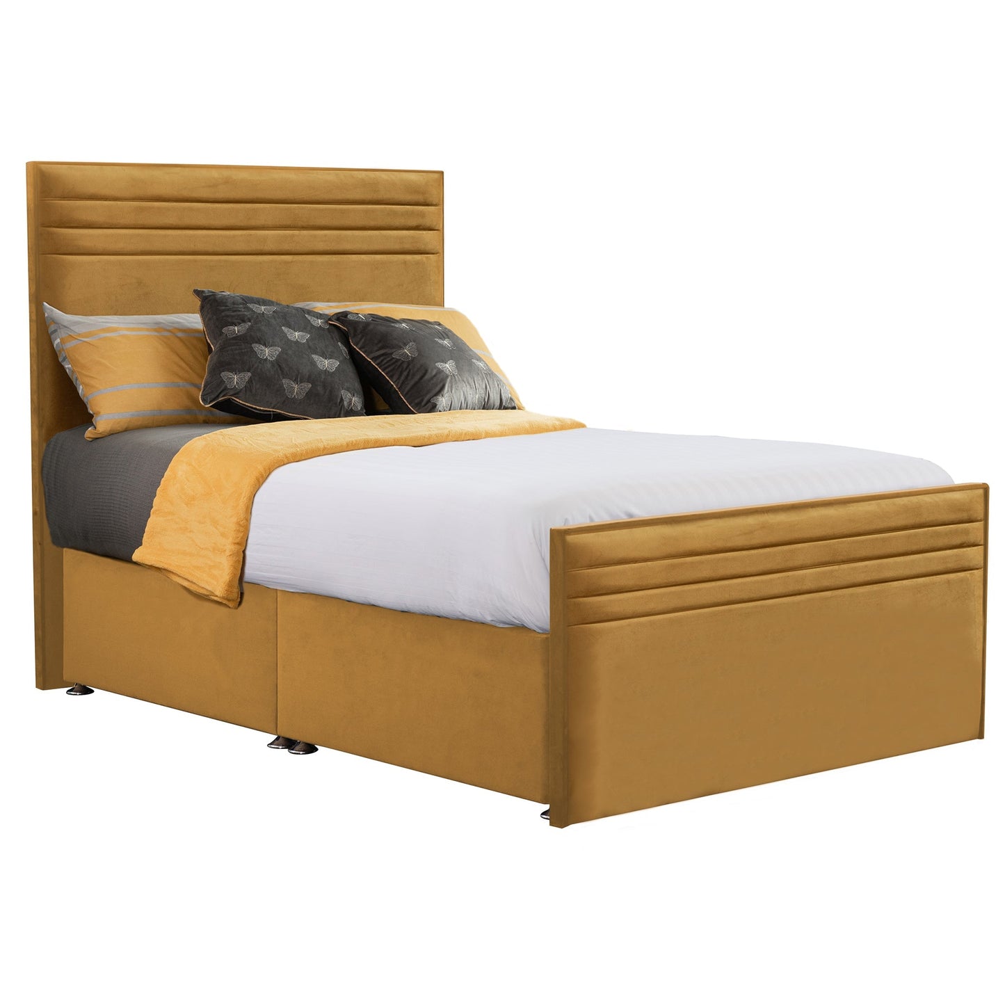 Style Chic Hybrid Fabric Kingsize Bed - Storage Options Available